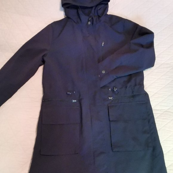 BANANA REPUBLIC ladies trench coat - Navy blue. - Picture 2 of 8